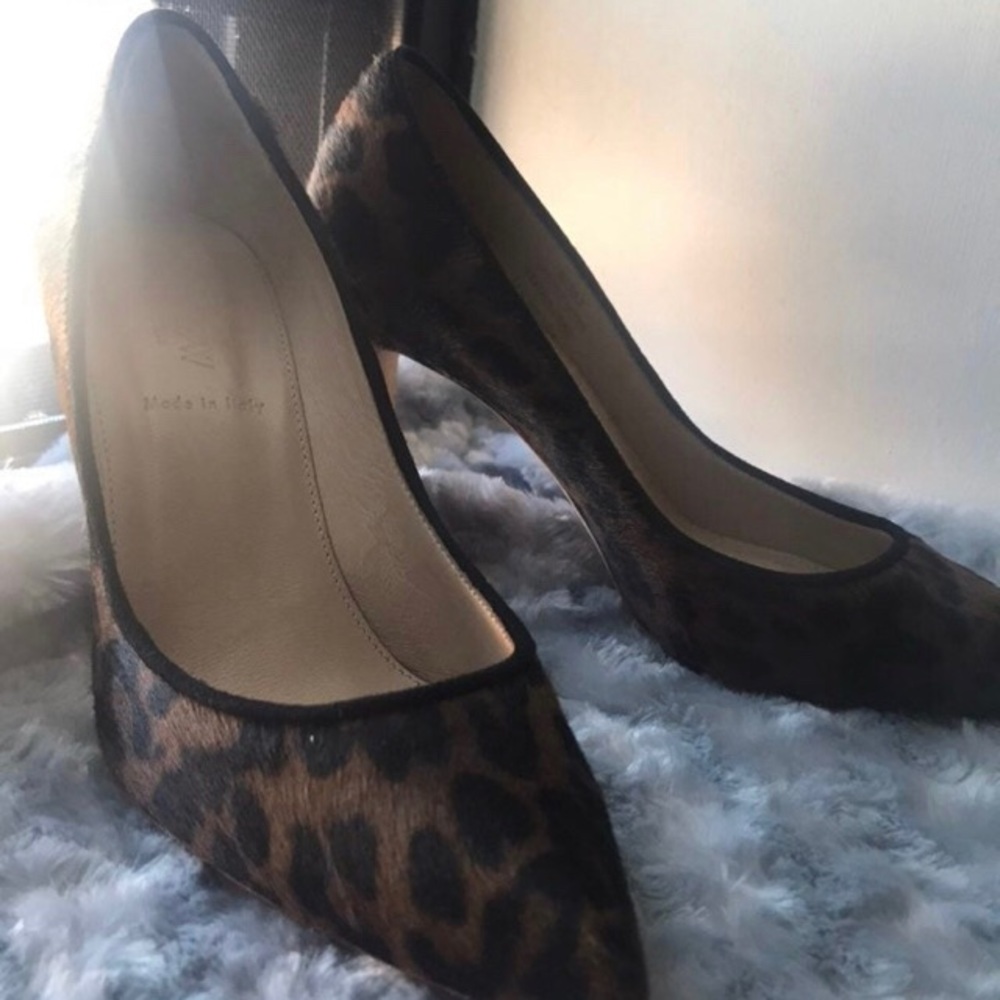J.Crew animal fur Stilettos